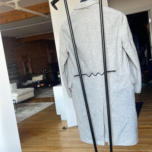 Grey All Saints Coat - Picture 2 of 2